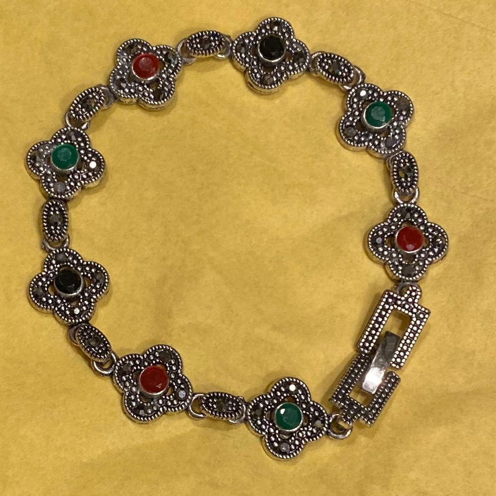 Emerald and Ruby Bracelet